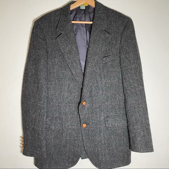 VTG Urban Renewal Britches Georgetowne Pure Wool Blazer Sport Coat Men Size 41 R - Picture 1 of 9